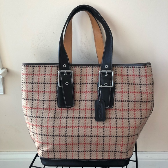 Coach wool tote 👜 - Picture 3 of 9